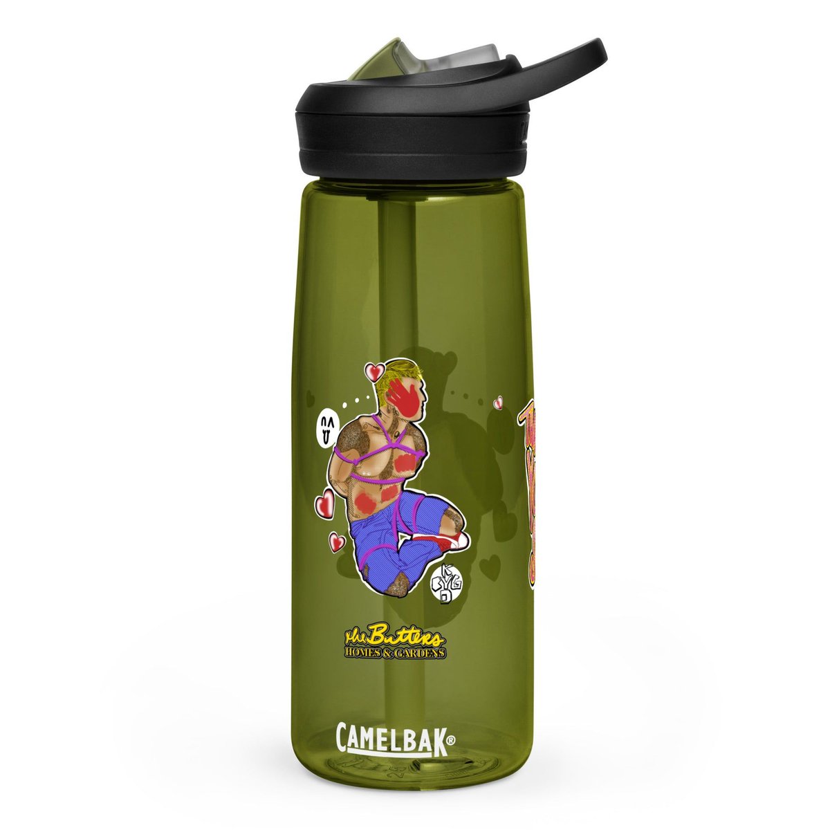 The Butters Homes &amp; Gardens X Camelbak – “Tied Up” - Eddy+ Water Bottle w Straw {25oz} BPA-FREE (Multiple Colors) [SPECIAL EDITION] [FREE SHIPPING] 

Get a personalized and sports water bottle made from 50% recycled plastic to stay hydrated in style. Resistant to stains,