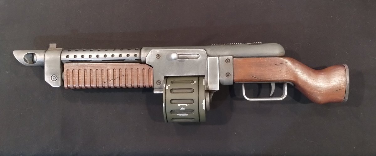 CosplayCommand's tweet image. 1:1 scale, #3Dprinted Combat Shotgun from #Fallout4 and #Fallout76 
This model was printed using files available from @lilykill1 via his Patreon.
Printed on my @Creality3dP Ender3 S1 Plus.

#Fallout #3Dprinting #FalloutNewVegas #FalloutProps