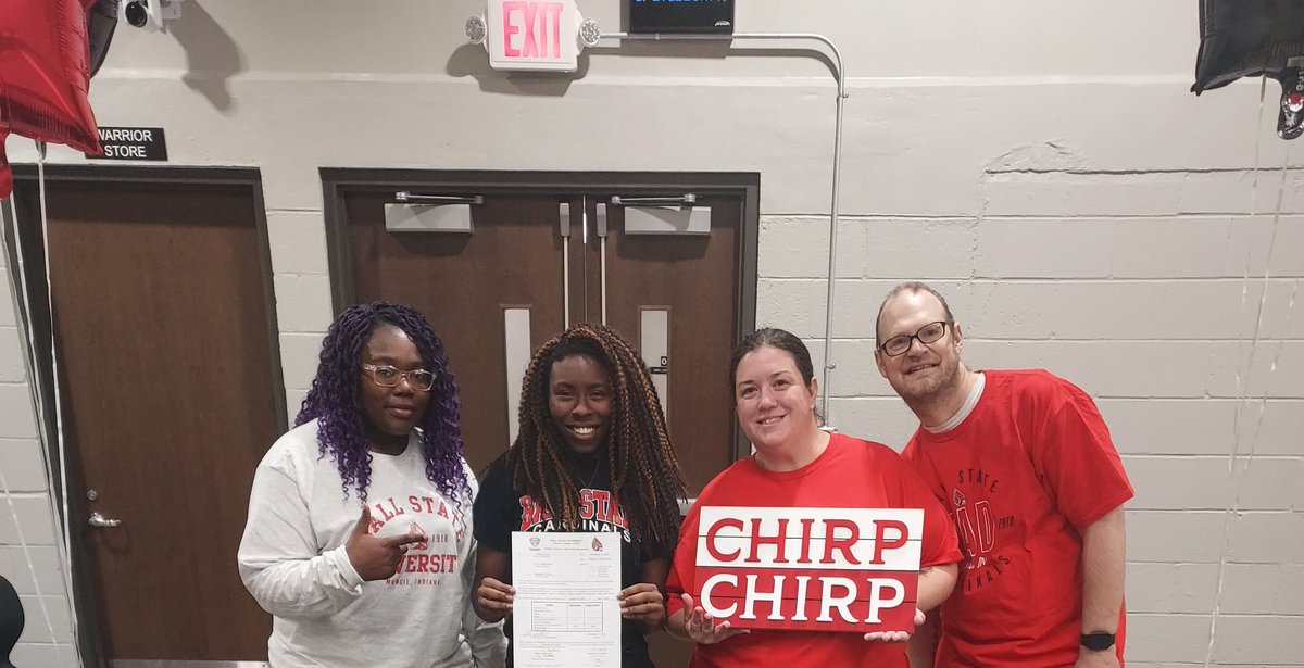 I'm so Happy to announce my D1 commitment to Ball State University. First of all shout out and so much gratitude to my father God, who gave me this talent for a purpose I couldn't have done this without you! Thank you to my Family, Coaches, and Friends!#ChirpChirp