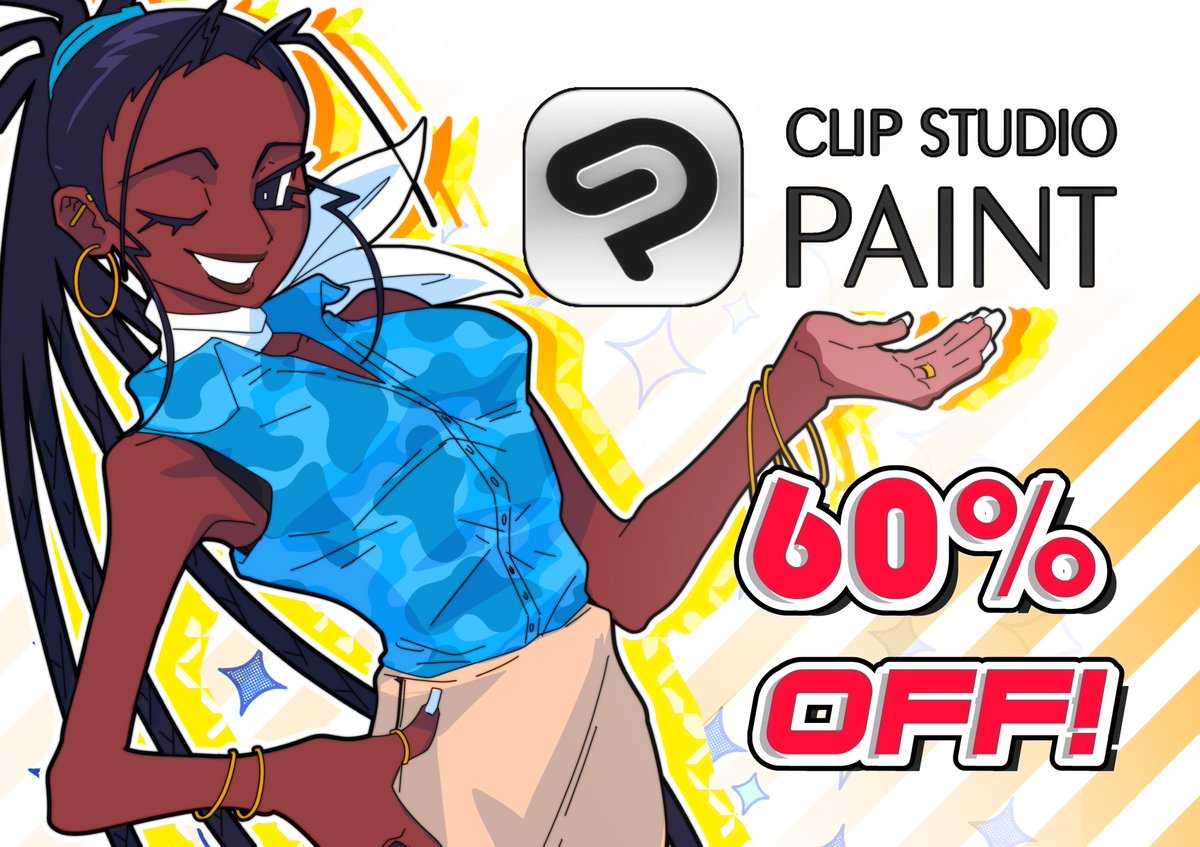 saredd99's tweet image. Clip Studio is 60% off right now! If you want to try it out and show me some support, you can use the link below!