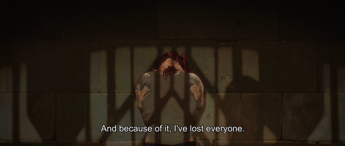 imo, vi’s “fatal flaw” is the fact she cannot bring herself to give up on those she loves. it’s why she sticks with cait in act 1. it’s why she can’t leave warwick even though vander is clearly gone. she will ALWAYS choose to trust, and she is punished for it again and again.