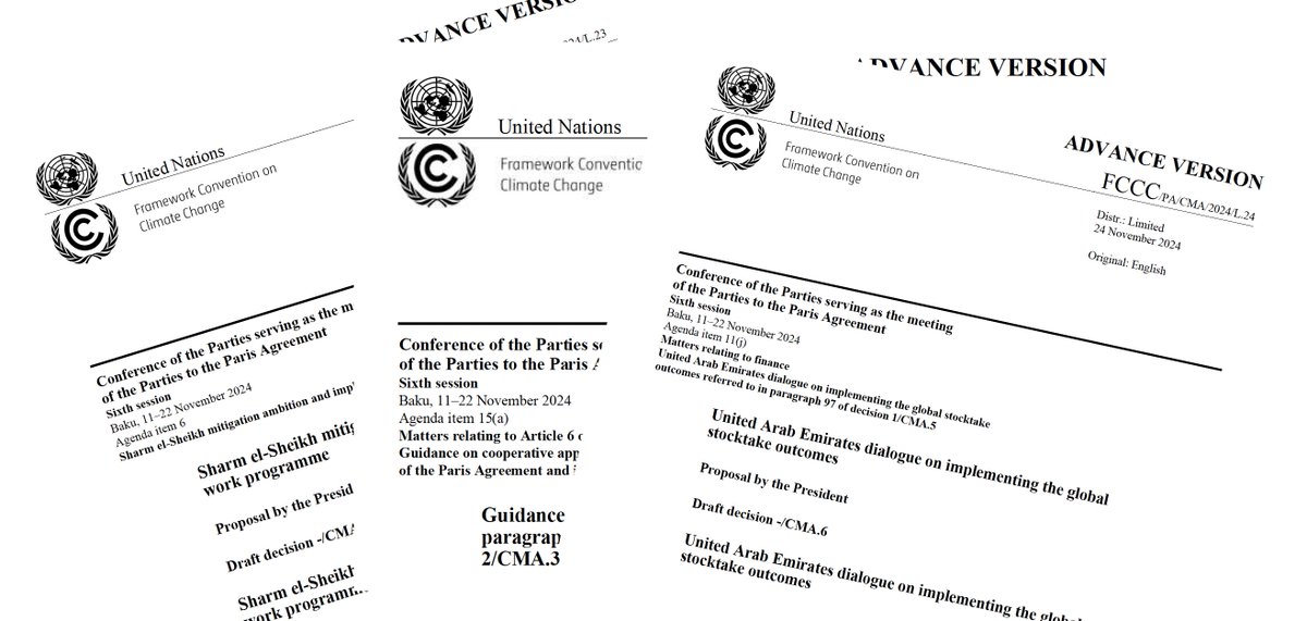 🔥 🚨 𝐇𝐨𝐭 𝐭𝐚𝐤𝐞𝐬 𝐨𝐧 #𝐂𝐎𝐏𝟐𝟗 𝐨𝐮𝐭𝐜𝐨𝐦𝐞𝐬
As the Conference concluded in 🇦🇿 Baku, here comes a brief thread on key outcomes: what was adopted, what it means, what was missing, where next? 
🔗link to <a href="/ciel_tweets/">Center for International Environmental Law</a>' reaction:  ciel.org/news/cop29-cie…
🧵thread 1/6