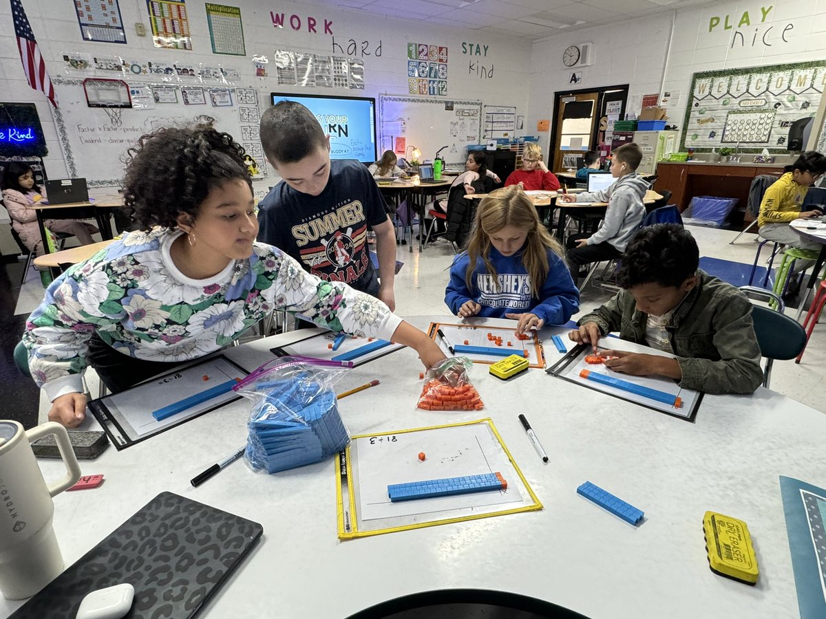 Mrs. Offerding π (@mrs_offerding) on Twitter photo On Friday we introduced division by creating area models with tiles and base-ten blocks. Students related division to multiplication as they built different equations! <a href="/tincroadschool/">Tinc Road Elementary School</a> On Friday we introduced division by creating area models with tiles and base-ten blocks. Students related division to multiplication as they built different equations! <a href="/tincroadschool/">Tinc Road Elementary School</a>