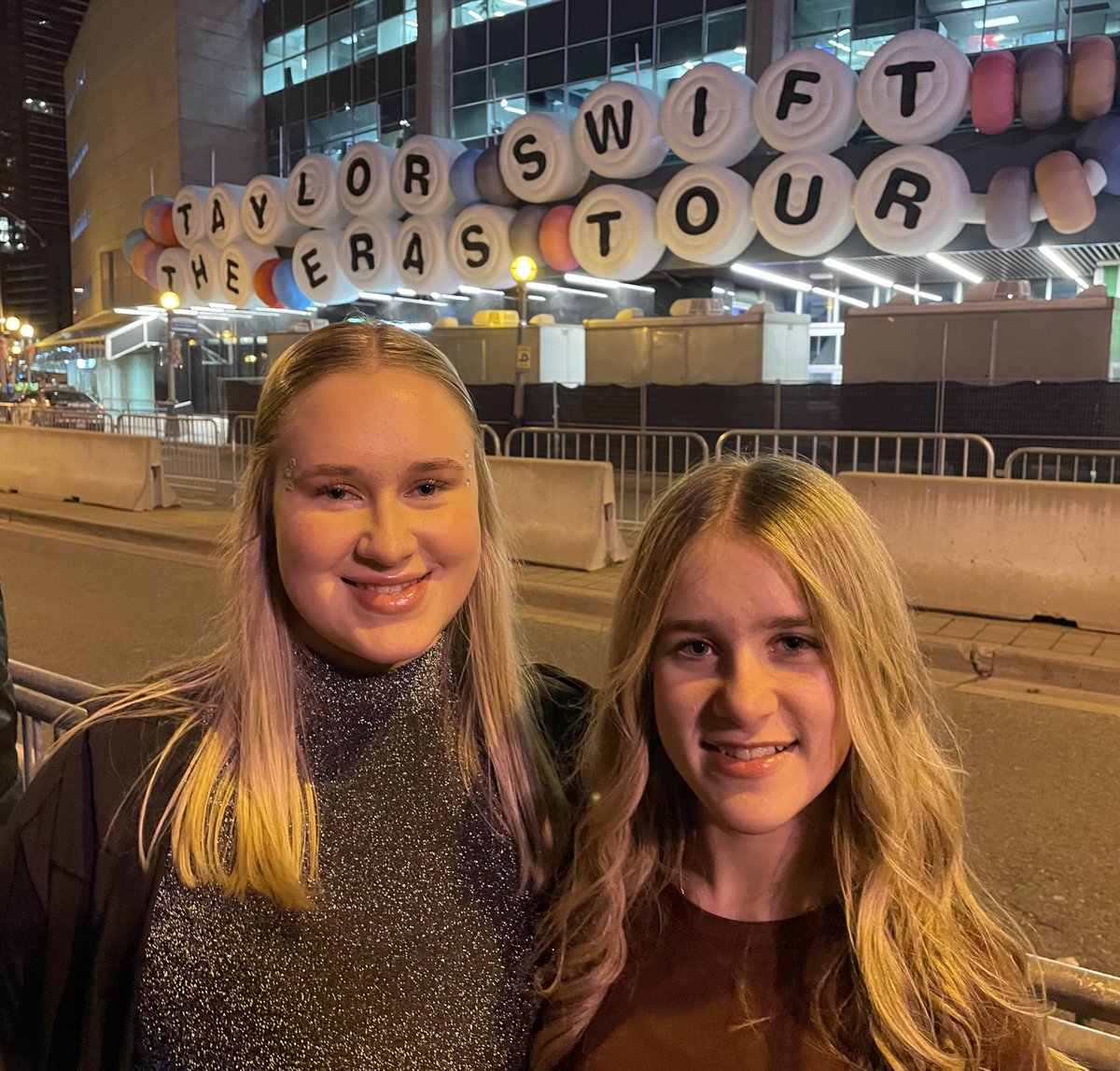 Saturday night with my girls