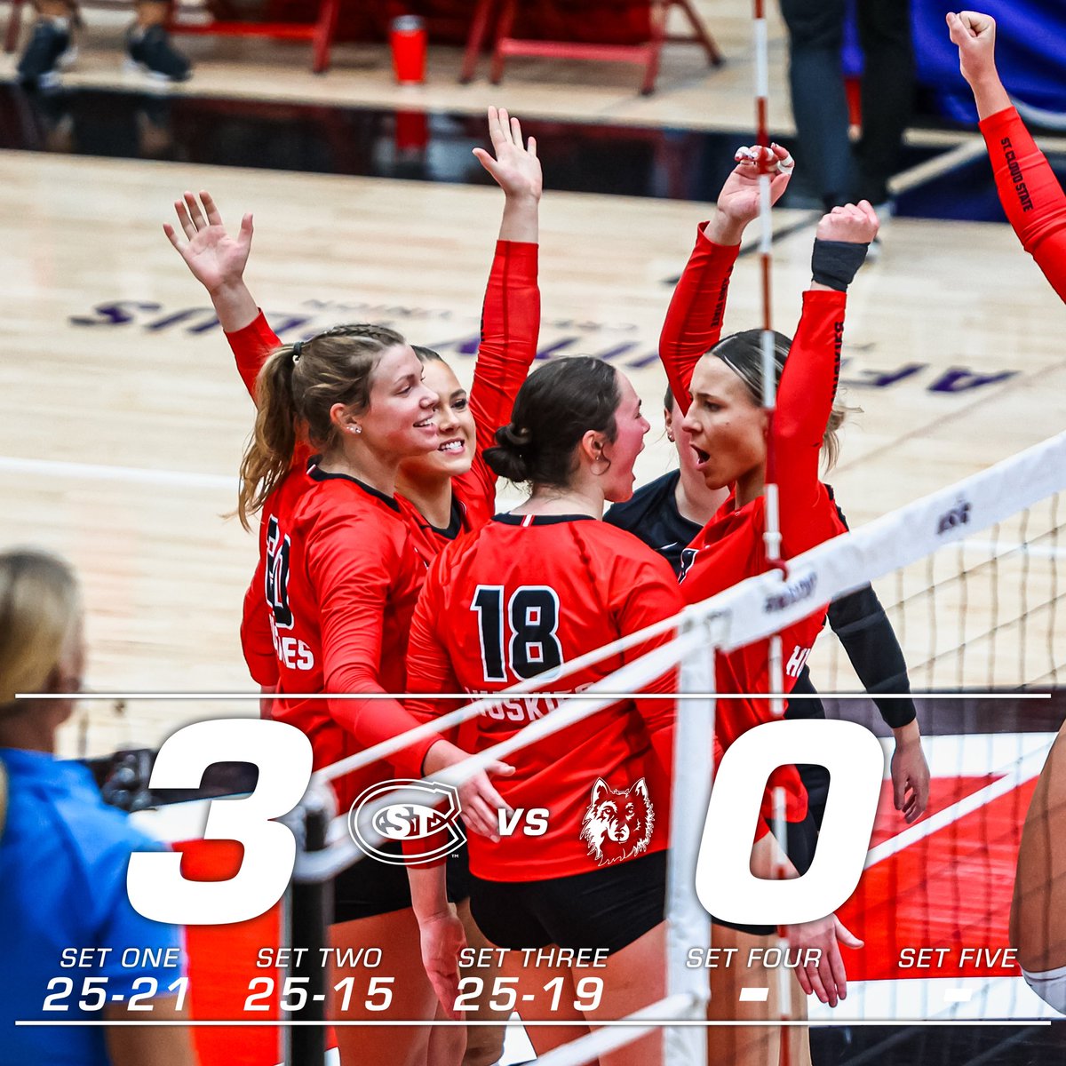 St. Cloud State Volleyball tweet media