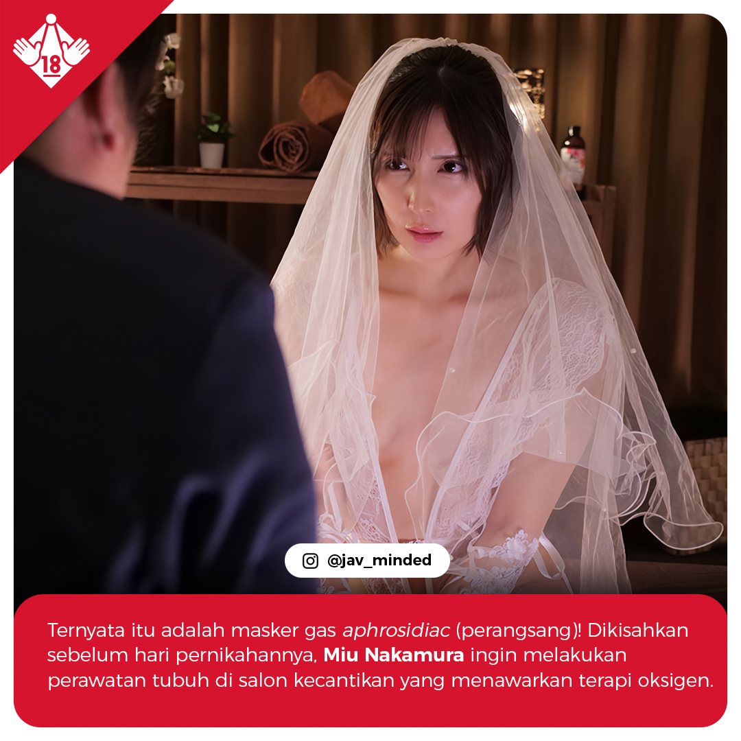 javminded's tweet photo. Impian Miu Nakamura sebagai calon pengantin baru dibuat hancur berantakan setelah dia terjebak perangkap "gas perangsang" dari sebuah salon kecantikan abal-abal. Cerita di film JAV terbaru ini akan dirilis oleh IdeaPocket.

#MiuNakamura #仲村みう #IdeaPocket https://t.co/M7kL6Y7dQH