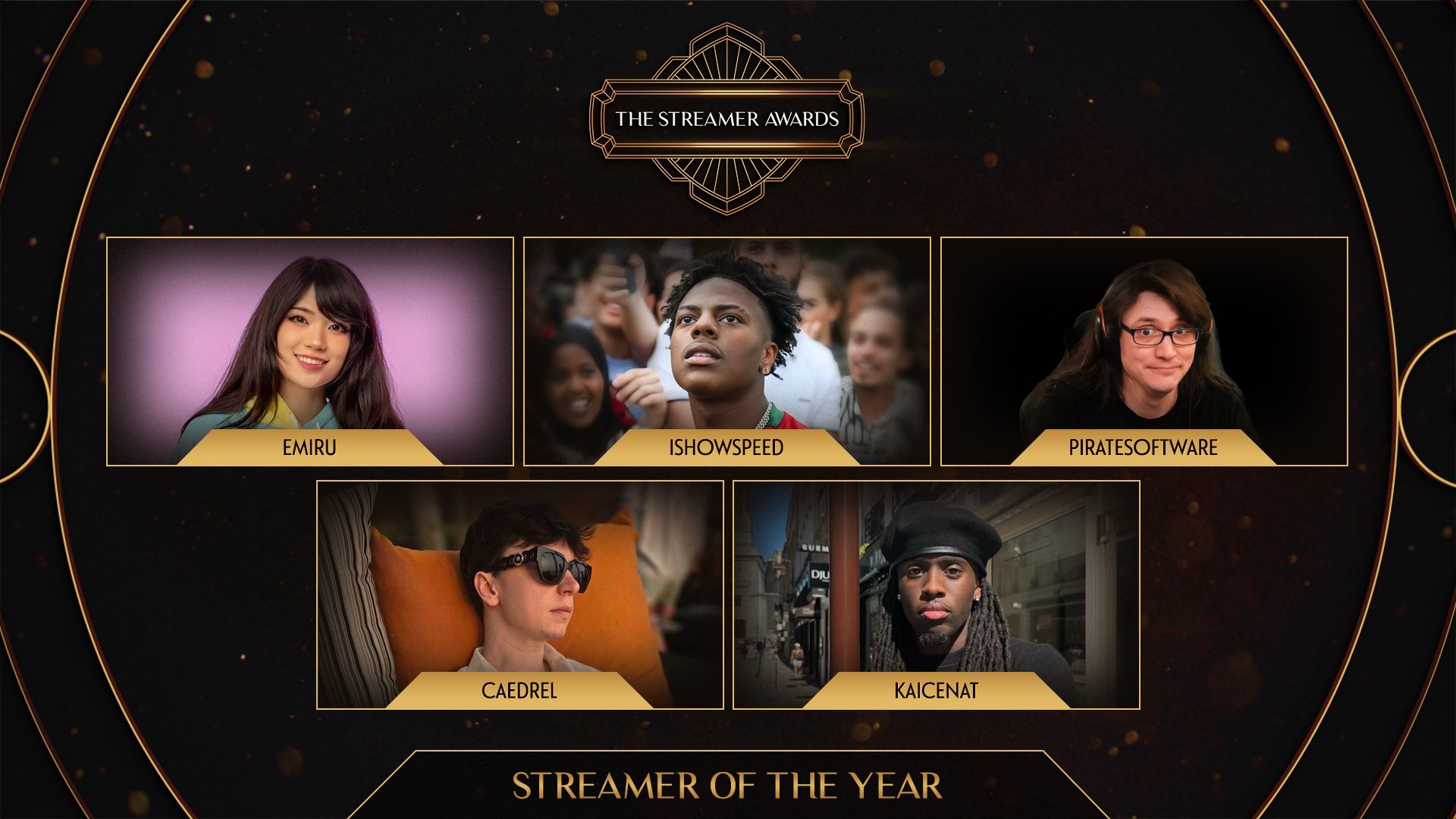 The Streamer Awards on X: “STREAMER. OF. THE. YEAR. NOMINEES 
