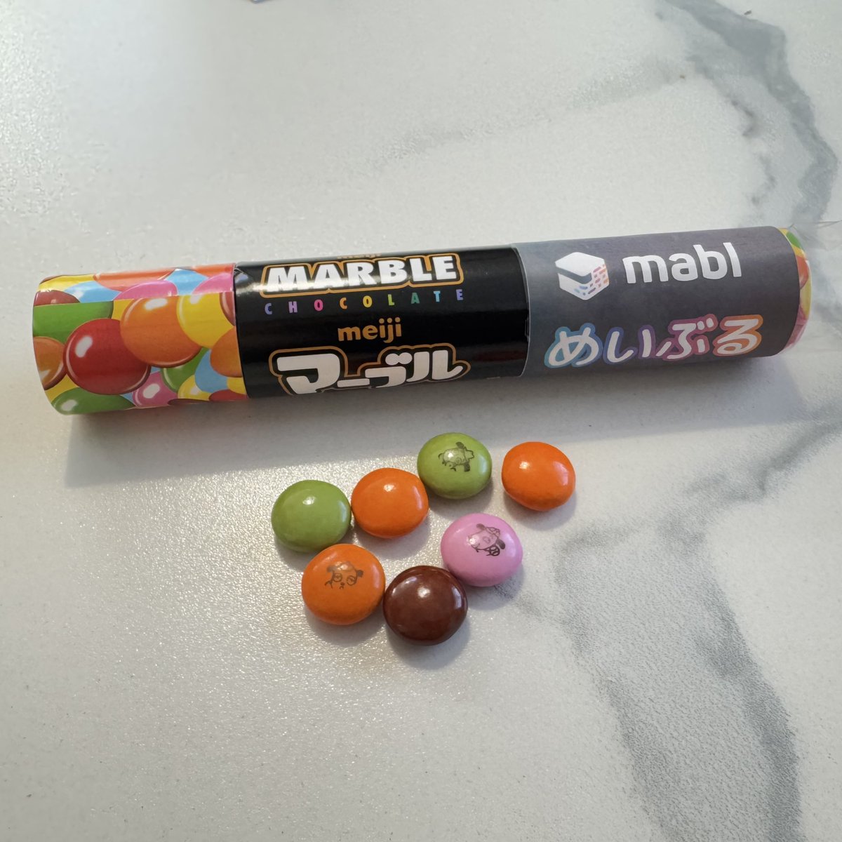 saku_238's tweet image. mabl（めいぶる）からいただいたMARBLE（マーブル）チョコレート、久々に食べると美味しい🍫
#mabl #mablexperience