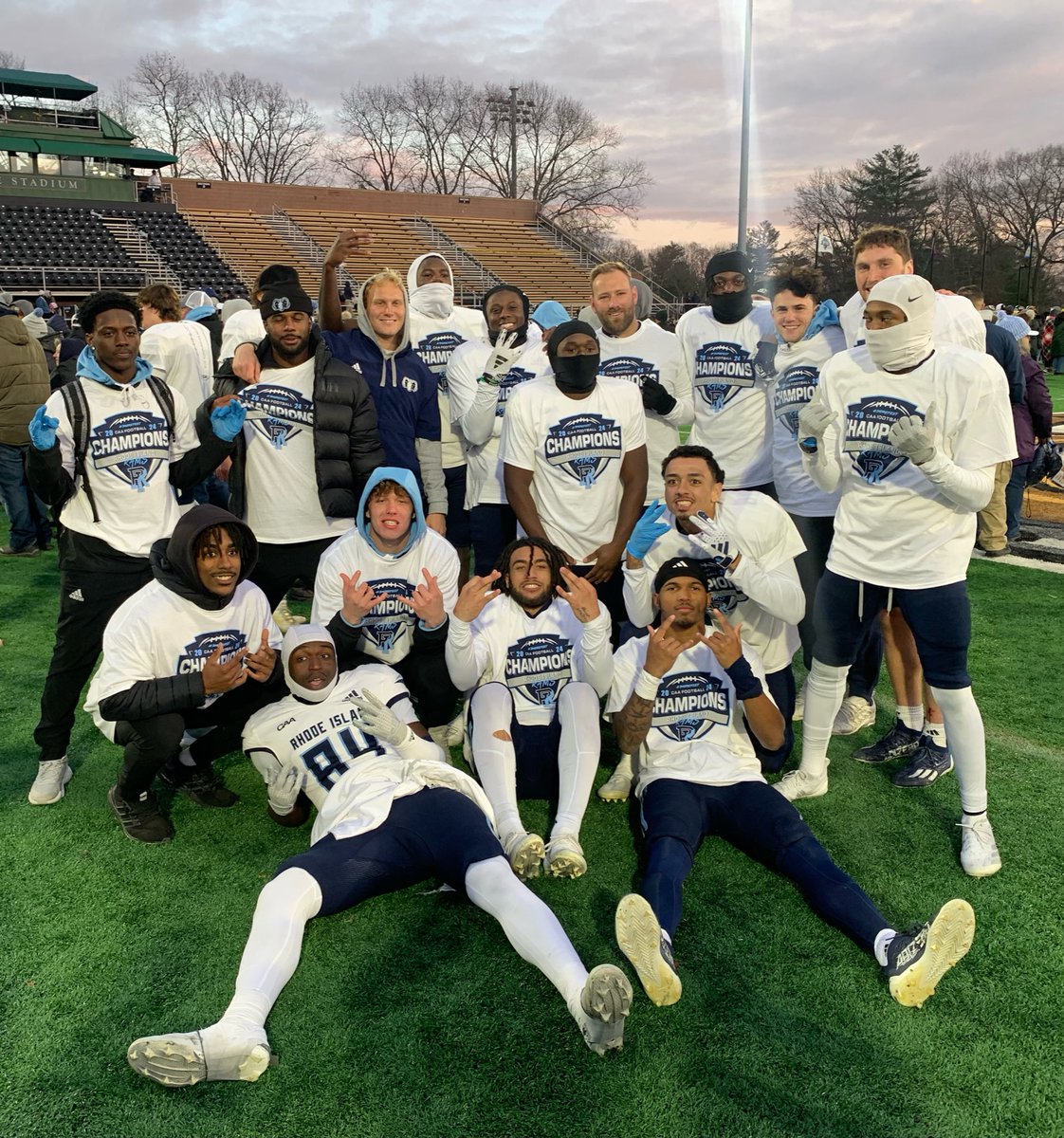 Tyler Loftus (@coach_loftus) on Twitter photo Blessed. What a day meeting our baby girl, Peyton Marie Loftus to winning a CAA championship with this incredible group. <a href="/RhodyFootball/">Rhody Football</a> Blessed. What a day meeting our baby girl, Peyton Marie Loftus to winning a CAA championship with this incredible group. <a href="/RhodyFootball/">Rhody Football</a>