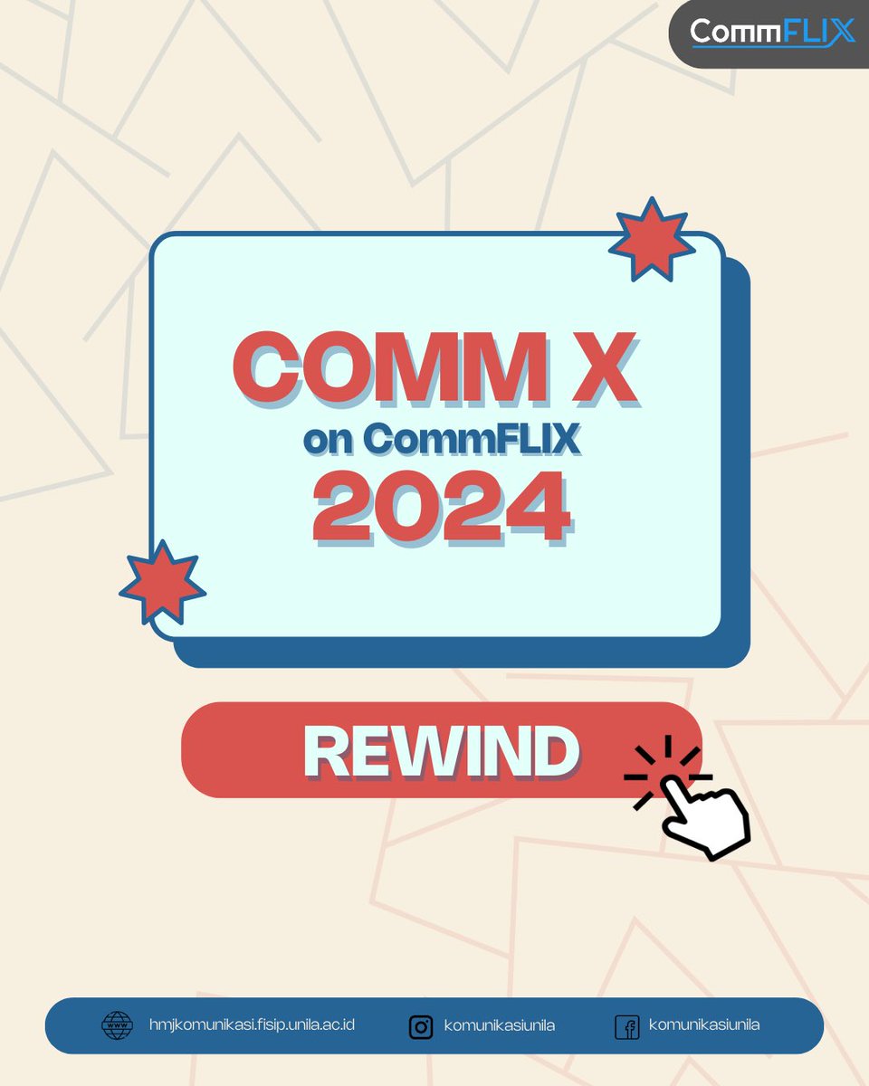 komunikasiunila's tweet image. Hallo Commers‼️🌟

Kita sudah berada di garis finish nih😆
Terima kasih untuk seluruh cerita yang menyenangkan ya. Sampai jumpa di lembaran baru dengan semangat baru dan cerita yang lebih baru🤩

See you again, Commers! 👋🏻

#CommX #CommFLIXSolution #Communila