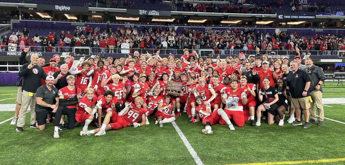 Your 2024 class 5A State Champions - The Elk River Elks!