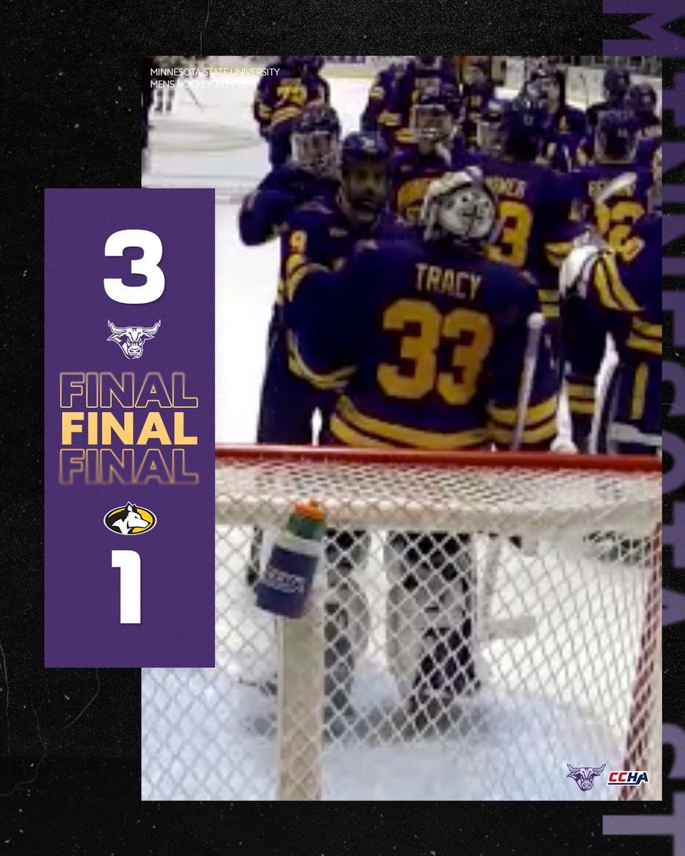 Alex Tracy we salute! Mavericks outstanding road sweep at Michigan Tech!