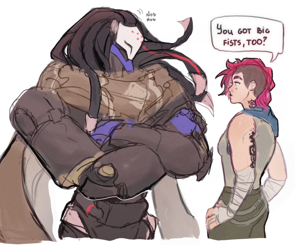 vi meets ramattra doodle