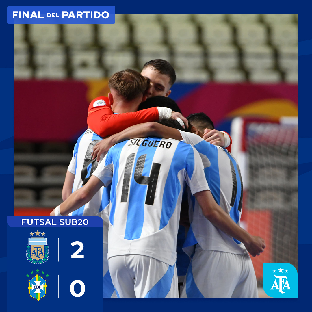 🏆 #Sub20FS
🗓 Semifinal
⚽ #Argentina 🇦🇷 2 🆚 #Brasil 🇧🇷 0
⏱ ¡Final del partido!

🔥 ¡¡¡SOMOS FINALISTAS!!! 🔥 

🔜 Mañana, desde las 19, la Albiceleste se mide ante #Colombia