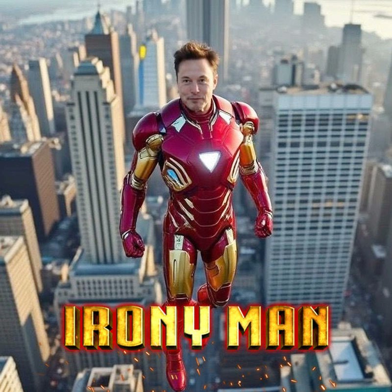 Defeating villains with Irony. 

7XT7XbKqHA1iVXGwdWKe3ksGGukBAVaxb1PSSgmaYuCG

#ironyman