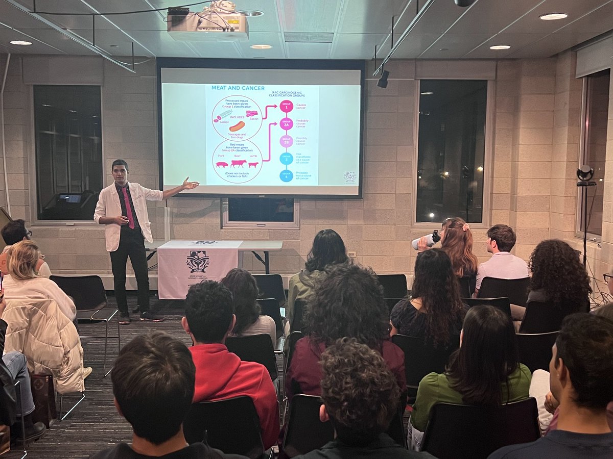 People are being told that meat is good for them.

I want to make it impossible to go through college without challenging these lies.

I want the image of meat to be replaced—from a so-called healthful food to what it actually  is:
Something that represents pure violence,