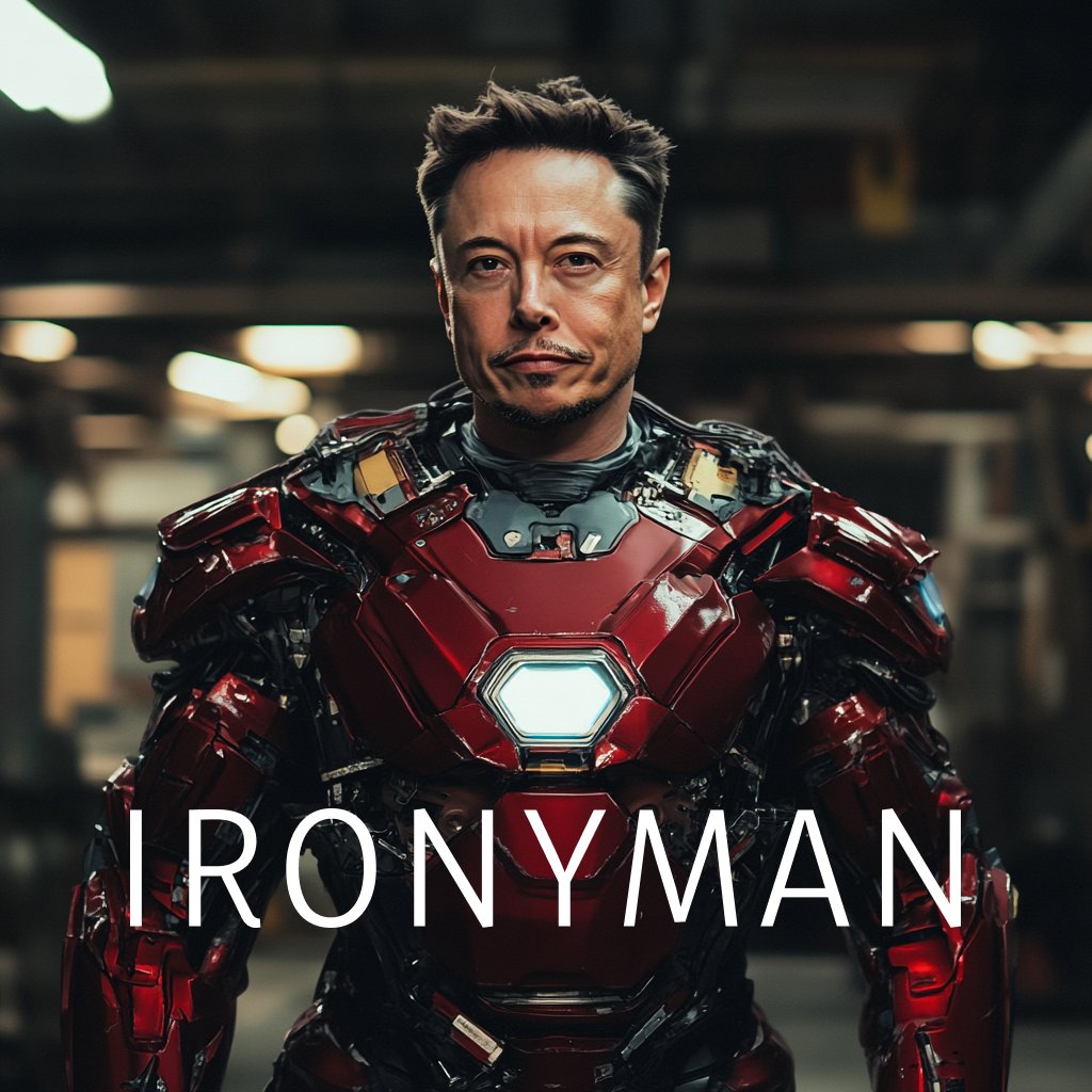 #IRONYMAN

HAS COME TO SAVE THE WORLD!

<a href="/elonmusk/">Elon Musk</a>