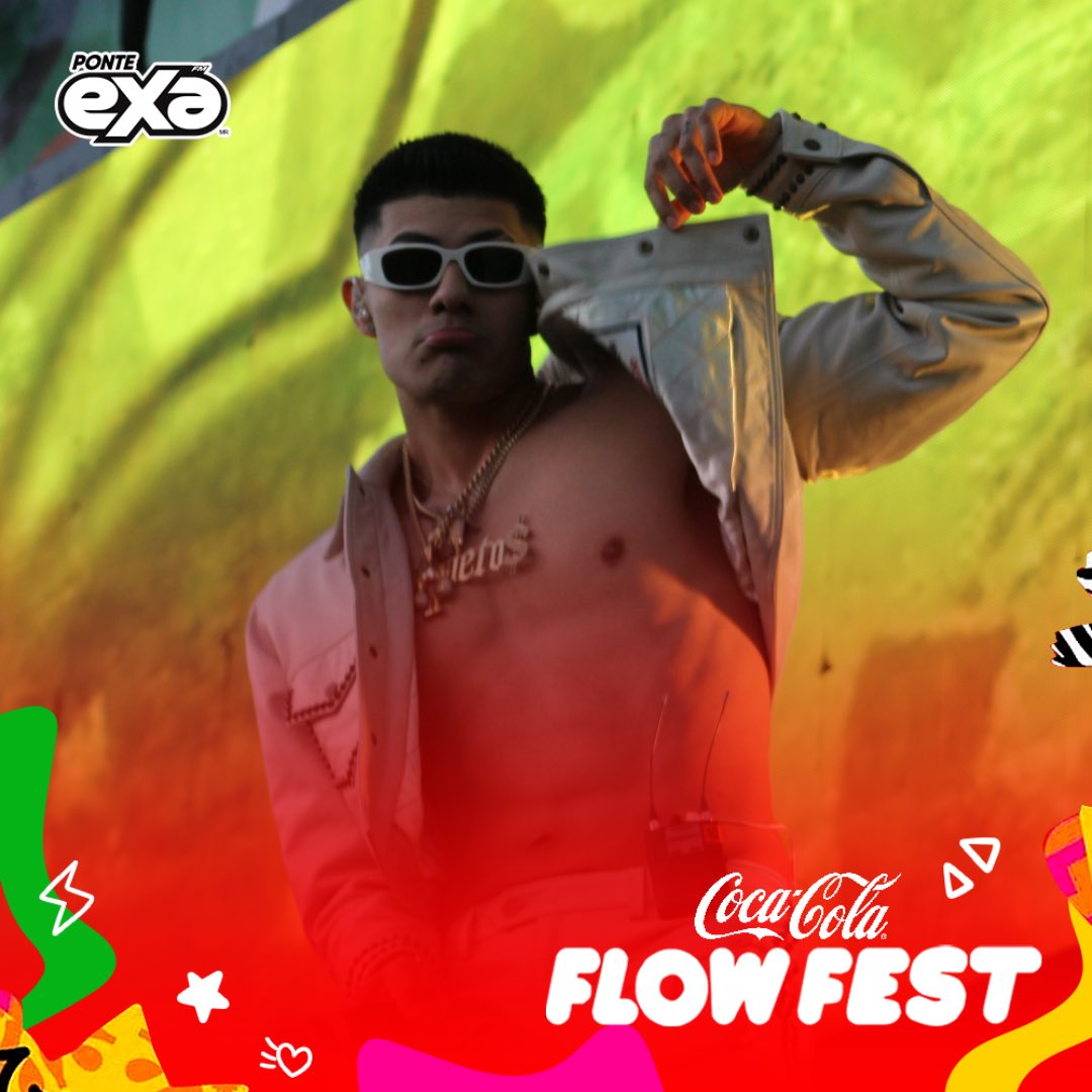 ExaFM's tweet photo. ¡ #ElBogueto  puso a gritar a todas ñeras y todos los ñeros en su presentación en el #FlowFest 🔥🎶! #FlowFestEnExa https://t.co/ibD1ZXcTjH