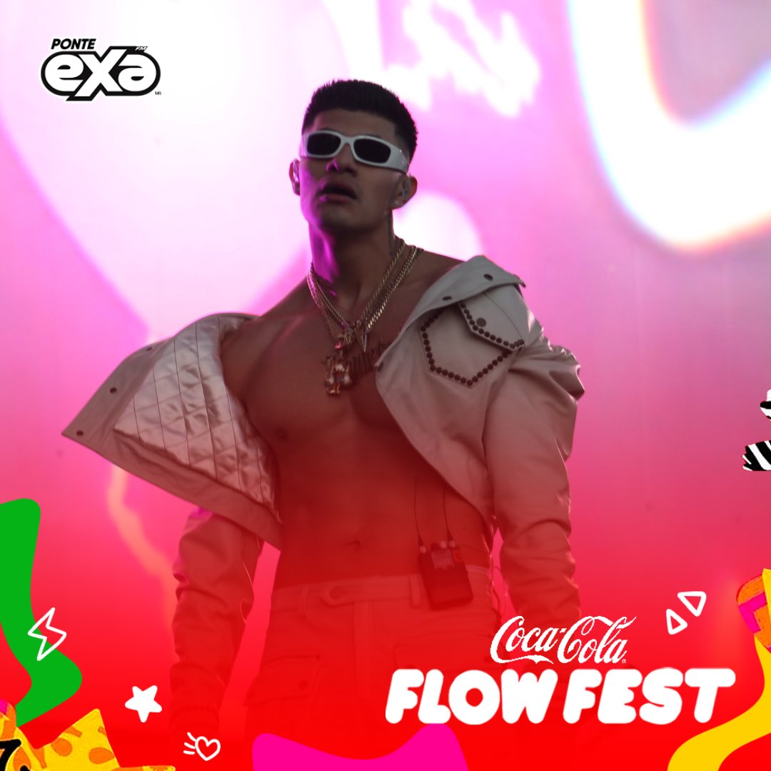 ExaFM's tweet photo. ¡ #ElBogueto  puso a gritar a todas ñeras y todos los ñeros en su presentación en el #FlowFest 🔥🎶! #FlowFestEnExa https://t.co/ibD1ZXcTjH