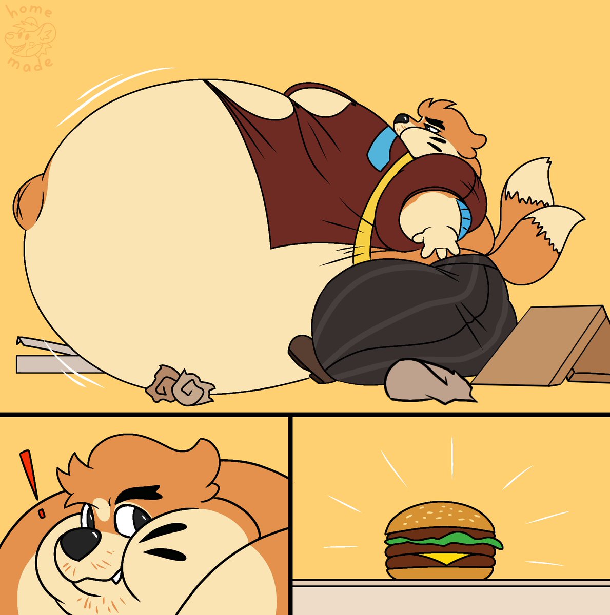 NekkysAD's tweet photo. Nothing stops a gluttonous orb like Wayne from getting his fill! 

Art by @h0me_made https://t.co/J59ZykOUre