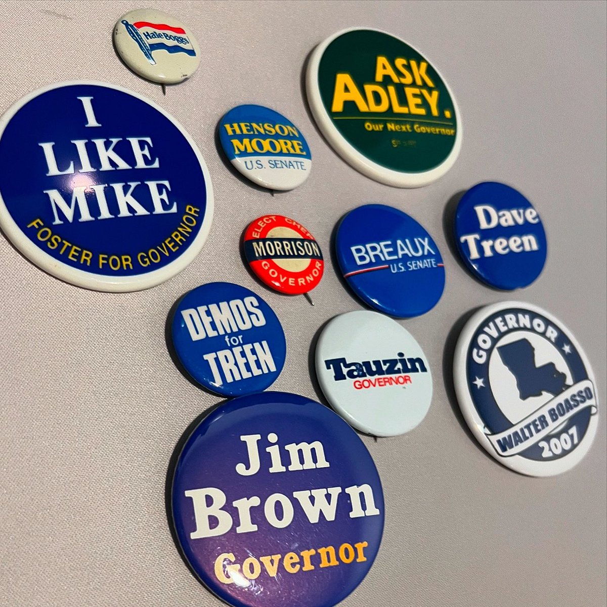 spwright84's tweet image. Picked up some fun #lalege #lagov political nostalgia this week! #louisiana