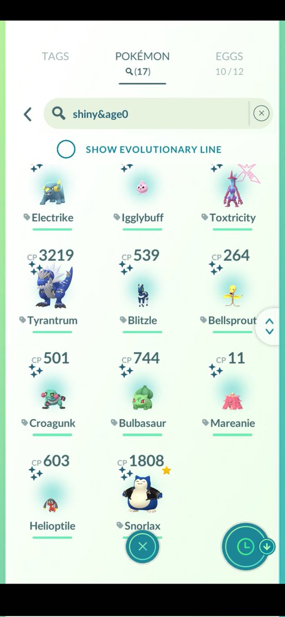 SquidDaBeast's tweet photo. My #GlobalWildArea shinies from day 1. Not too bad, toxtricity was a last second raid i passed 🤣🤣 & dialga has the move. #PokemonGO #PokemonGOApp #ShinyPokemon #MightyPokemon #WildAreaGlobal #NewYorkCity https://t.co/wn7sn8gOml