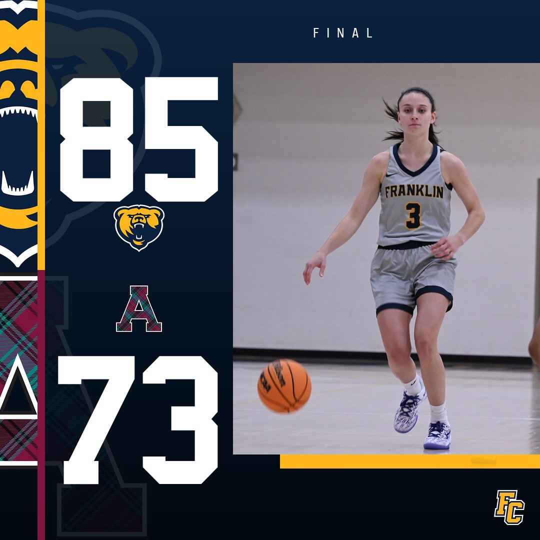 FCGrizAthletics's tweet photo. Griz win! 

Jordan Coon goes OFF for a career-high 33 points and @fcgrizwbb turns in a dominant second half to earn a comeback win over Alma. 

#TeamGriz is off until their HCAC opener at Anderson on Dec. 4. https://t.co/t8sEI6scAp