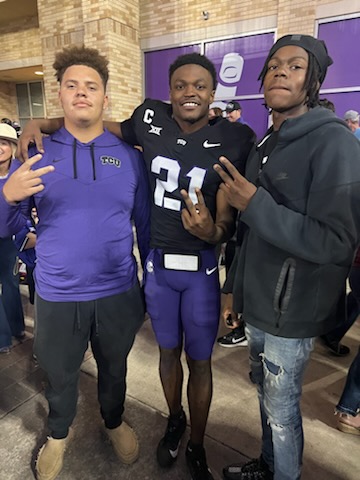 Peyton Hobbs (@peytonhobbs08) on Twitter photo Enjoyed game day <a href="/TCUFootball/">TCU Football</a> Congrats on the win!
<a href="/ClarkJadarius/">bud💫</a> <a href="/showtimemar_31/">marquis “moogie” butler</a> <a href="/rajesh_murti/">Raj Murti</a> <a href="/On3Recruits/">On3 Recruits</a> <a href="/446Sports/">446Sports</a> <a href="/GeauxPrepsLA/">GeauxPreps.com</a> <a href="/CenLaPrepsLLC/">Cenla Preps</a> <a href="/ash_trojanFB/">Alexandria Football</a> Enjoyed game day <a href="/TCUFootball/">TCU Football</a> Congrats on the win!
<a href="/ClarkJadarius/">bud💫</a> <a href="/showtimemar_31/">marquis “moogie” butler</a> <a href="/rajesh_murti/">Raj Murti</a> <a href="/On3Recruits/">On3 Recruits</a> <a href="/446Sports/">446Sports</a> <a href="/GeauxPrepsLA/">GeauxPreps.com</a> <a href="/CenLaPrepsLLC/">Cenla Preps</a> <a href="/ash_trojanFB/">Alexandria Football</a>