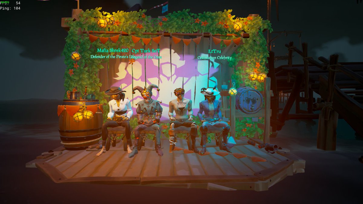 SoTSitter's tweet image. Community weekend sitting (: #SeaOfThieves