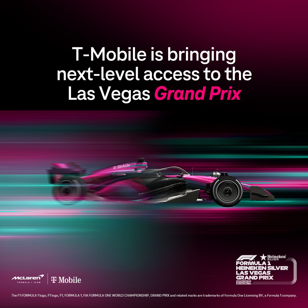 dan_in_az's tweet photo. .@tmobile’s 5G network is leading the way at F1 in Vegas this weekend 🏎️💨 https://t.co/9t5mcauyaf

#TeamMagenta https://t.co/ELg1SDm6rp