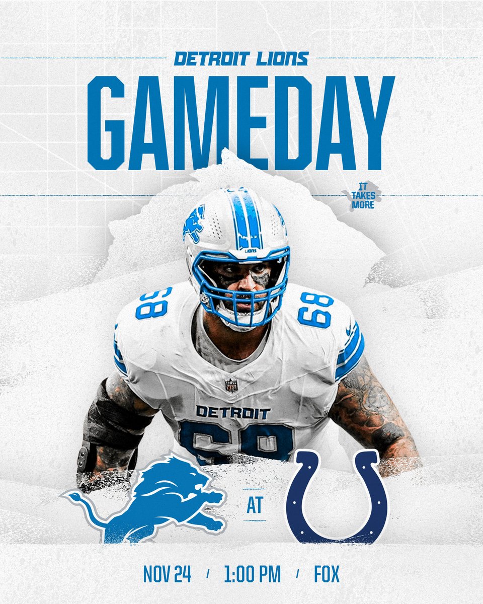 It's #Lions gameday!