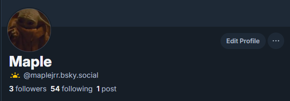 MapleJrR's tweet photo. Made the move to bluesky, enough people have started making the transition that it feels worth it now. I'll still interact with stuff on here until more accounts move over, but yeah. https://t.co/nZe6nSjSNf
