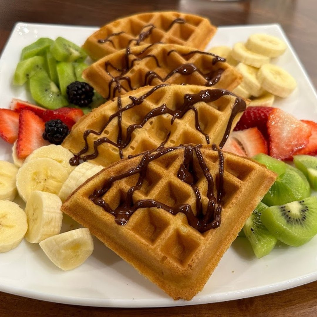 OdooCafe's tweet photo. Did you know Odoo Café offers more than just amazing crepes? 

Dive into our delicious waffles and other sweet delights. 

Whether you're a crepe lover or a waffle enthusiast, we have a treat to make your day sweeter. 

Come and explore! 🧇🥞 

#OdooCafe #OakvilleEats https://t.co/5EQP8keuDj