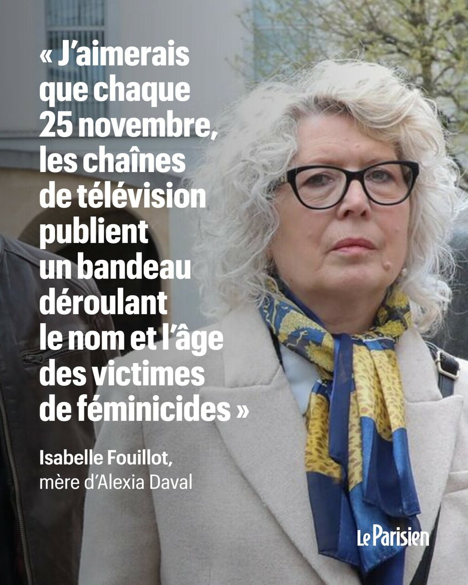 «On oublie les victimes» : le cri du cœur de la mère d’Alexia Daval sur les féminicides 
➡️ l.leparisien.fr/GopP