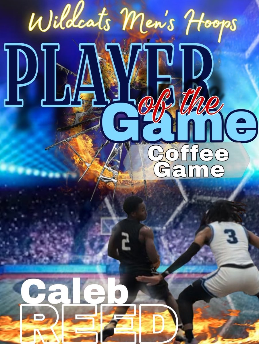 Shout-out to Caleb Reed for being named Player of the Game in the Cats' victory over Coffee with a score of 67-50.
STATS:
23 points
3 rebounds
4 steals
1 blocked shot 

#teamsideline 
#camdenbasketball 
#mensbasketball 

<a href="/Caleb3_Reed/">Caleb Reed</a>
<a href="/DBailey_Boy/">David Bailey</a>