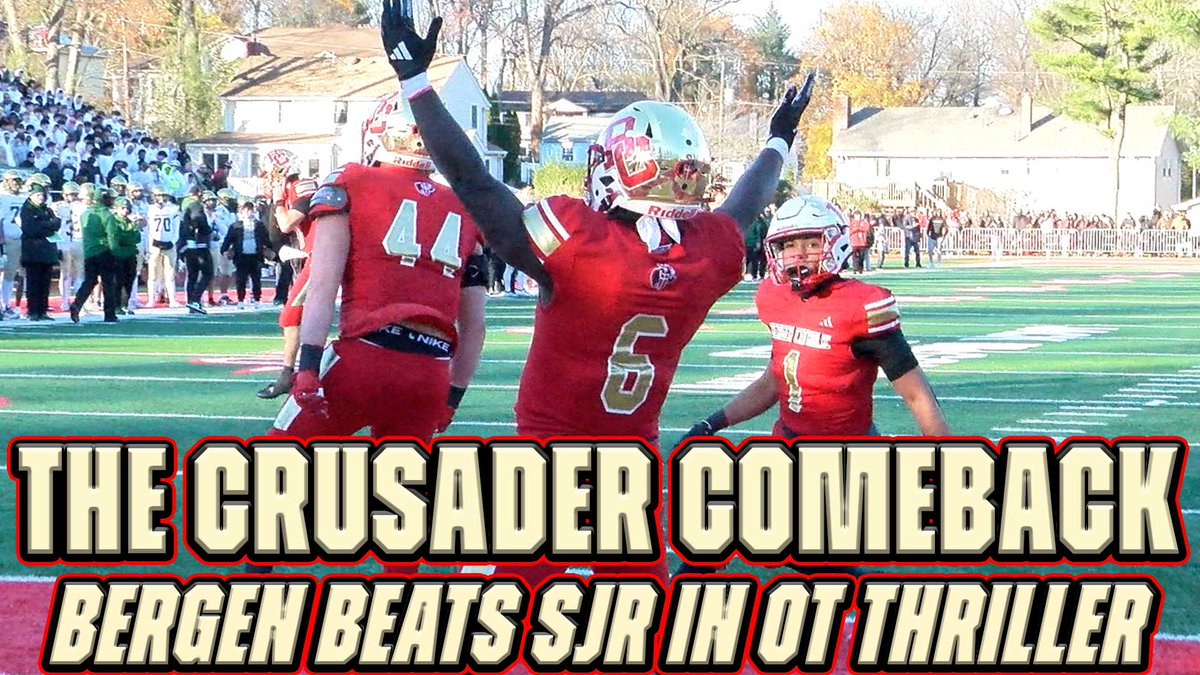 The Bergen Catholic-St. Joseph Regional rivalry has produced so many great games over the years, but was Saturday's rendition one of the best-ever? A spirited comeback capped off with overtime drama in the playoffs is quite the ride.

Watch the FULL highlights from this stellar