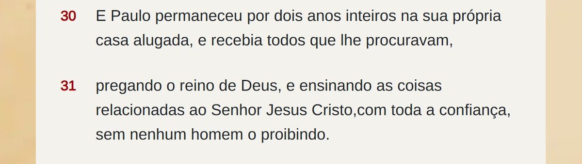 Jair47240183's tweet photo. Atos 28:30,31 - Bíblia King James Fiel 1611
https://t.co/hldlQcRu4j 

#Bíblia #BíbliaKingJames #Atos #Atos28 #At28 #Paulo #Malta #proteção #hospedagem #viagem #Roma #pregação #prisioneiro #aluguel #ReinodeDEUS #rpSp #LEIA_A_BÍBLIA #ESTUDE_A_BÍBLIA #CONHEÇA_A_BÍBLIA @bvbooks_ https://t.co/lrpTwfROHy