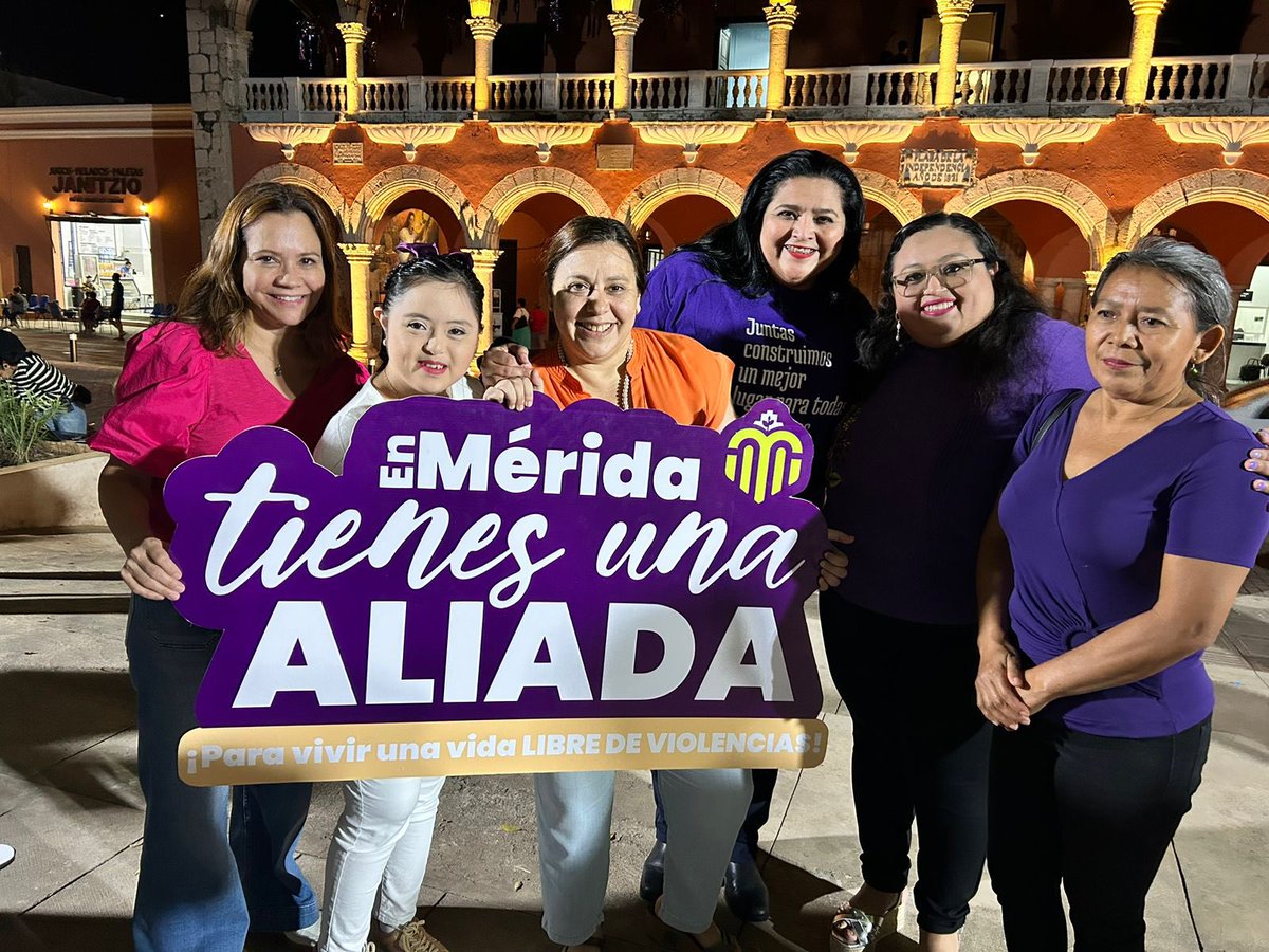 MaraCastillo22's tweet photo. ¡En #Mérida tienes una aliada!

En la prevención de la violencia contra las mujeres ¡todas somos #aliadas! Hoy y todos los días alzamos la voz por un planeta igualitario, con respeto a los derechos de las mujeres y en paz.

#25N
#MéridaContigoEsMejor
@CeciliaPatronL https://t.co/wCJMG1RMcI