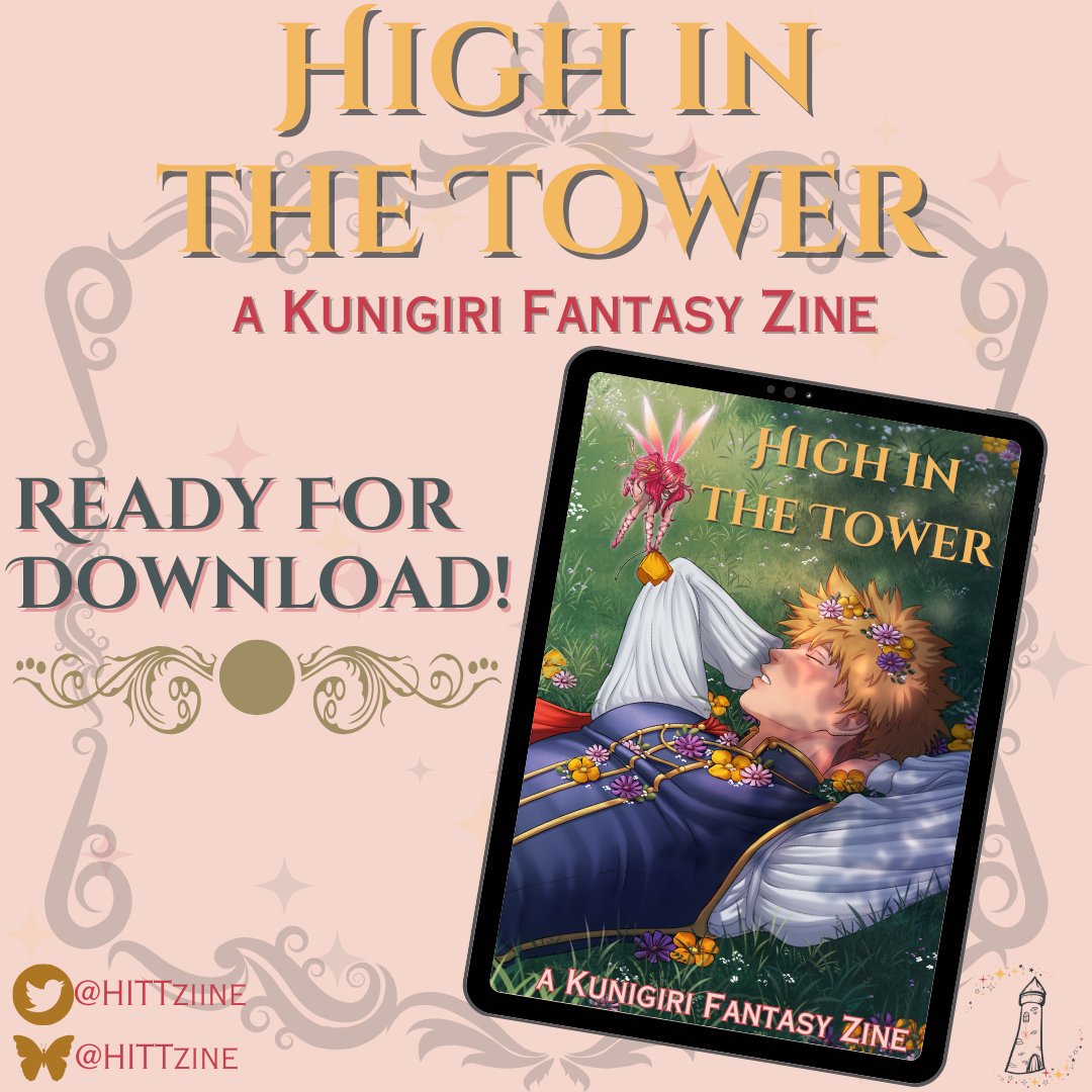 HITTZiine's tweet photo. We are so excited to announce that High in the Tower zine is here and ready for download!

Please follow this link here: https://t.co/EtgCHGvaya to get your digital zine &amp; merch! https://t.co/34vt4tjM4Q