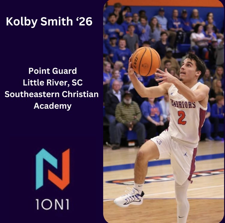 High Octane PG Kolby Smith builds off his great off-season to lead SCA to a 66-35 win over Conway Christian. 
A 3-level scorer-draws opponent’s top offensive guard. 
Smith has SCA poised to challenge for 1A state champs in the ncissa <a href="/SauceRVG/">Tanner</a> <a href="/RVGDag/">The Real Voices of the Game Productions</a> <a href="/Wethington1Will/">WillWethington1</a> <a href="/shegone03/">Fryedaddy/Frito</a>