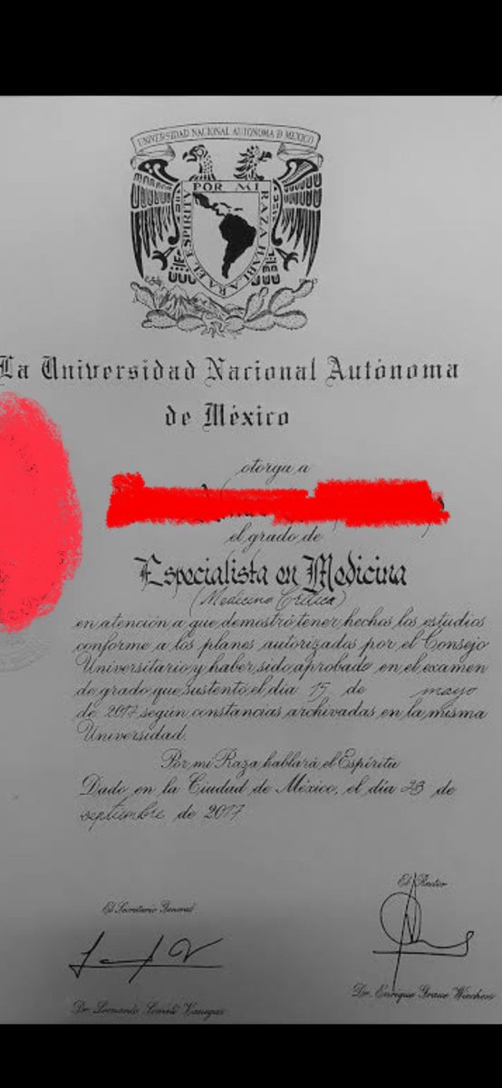 NeftMarcos's tweet photo. @HTlahuisca @CharlatanesMed Otorga grado 🙄 https://t.co/fTmZ3F0Vbm