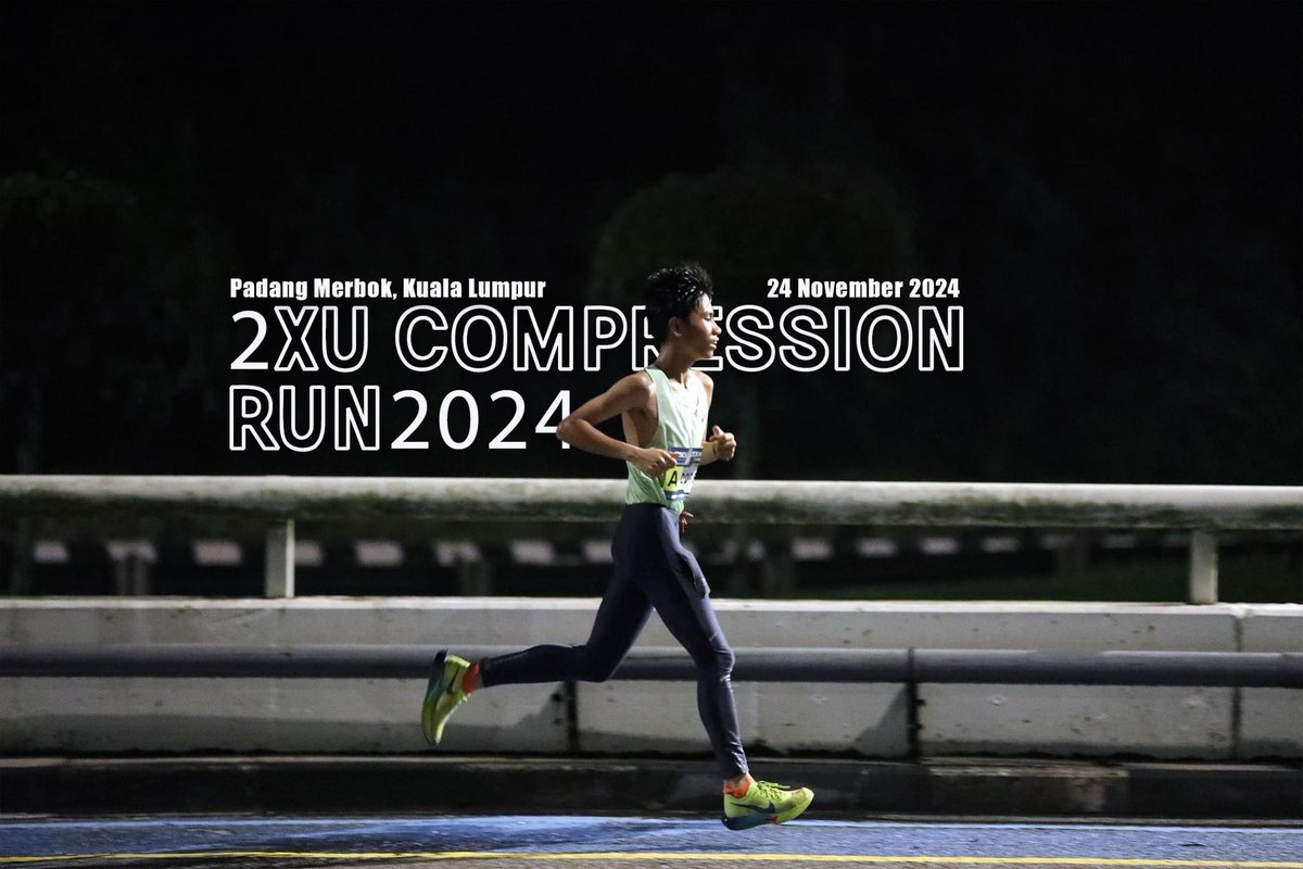 wanmahazir's tweet photo. 2XU Compression Run 2024 - Kuala Lumpur @ Padang Merbok, KL | 24 Nov 2024 (Sun)
HM & 10KM @ 17KM (u-turn atas jambatan sebelum last waterstation)
19,000 photos upload soon!
Link gambar
https://t.co/vgEnwoa67K
TQ support!
#2XUCompressionRun2024 #2XUCompressionRun #wanmahazir https://t.co/jfq2kzETKN