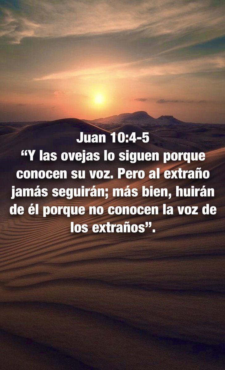 Carmenlop20's tweet photo. Juan 10:14-15
“Yo soy el buen pastor; y conozco mis ovejas, y las mías me conocen, así como el Padre me conoce, y yo conozco al Padre; y pongo mi vida por las ovejas.” https://t.co/jwxAzZr7le