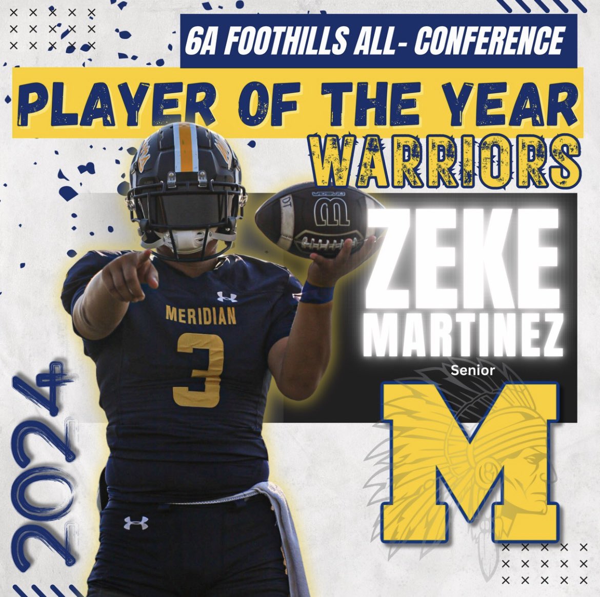 Zeke Martinez 3 ⭐️ QB (@zekemartinez_3) on Twitter photo All Glory goes to God!! So blessed to be named All-Conference 6A Player of the Year! <a href="/MHSWarriorFB/">MHSWarriorFootball</a> <a href="/BroncoSportsFB/">Boise State Football</a> <a href="/BNM_777k/">Bryan</a> <a href="/Coach_SD/">Spencer Danielson</a> <a href="/CoachS_Cooper/">Steve Cooper</a> <a href="/RSilverfield/">Ryan Silverfield</a> <a href="/kyleyoung_BSU/">Kyle Young</a> <a href="/Coach_B_Jones_/">Brandon Jones</a> <a href="/BrandonHuffman/">Brandon Huffman</a> <a href="/triplethreatfbb/">Triple Threat sports academy</a> <a href="/2mattmiller/">Matt Miller</a> <a href="/CoachPotter73/">Nate Potter</a> <a href="/boisesportstalk/">Boise Sports Talk</a> All Glory goes to God!! So blessed to be named All-Conference 6A Player of the Year! <a href="/MHSWarriorFB/">MHSWarriorFootball</a> <a href="/BroncoSportsFB/">Boise State Football</a> <a href="/BNM_777k/">Bryan</a> <a href="/Coach_SD/">Spencer Danielson</a> <a href="/CoachS_Cooper/">Steve Cooper</a> <a href="/RSilverfield/">Ryan Silverfield</a> <a href="/kyleyoung_BSU/">Kyle Young</a> <a href="/Coach_B_Jones_/">Brandon Jones</a> <a href="/BrandonHuffman/">Brandon Huffman</a> <a href="/triplethreatfbb/">Triple Threat sports academy</a> <a href="/2mattmiller/">Matt Miller</a> <a href="/CoachPotter73/">Nate Potter</a> <a href="/boisesportstalk/">Boise Sports Talk</a>