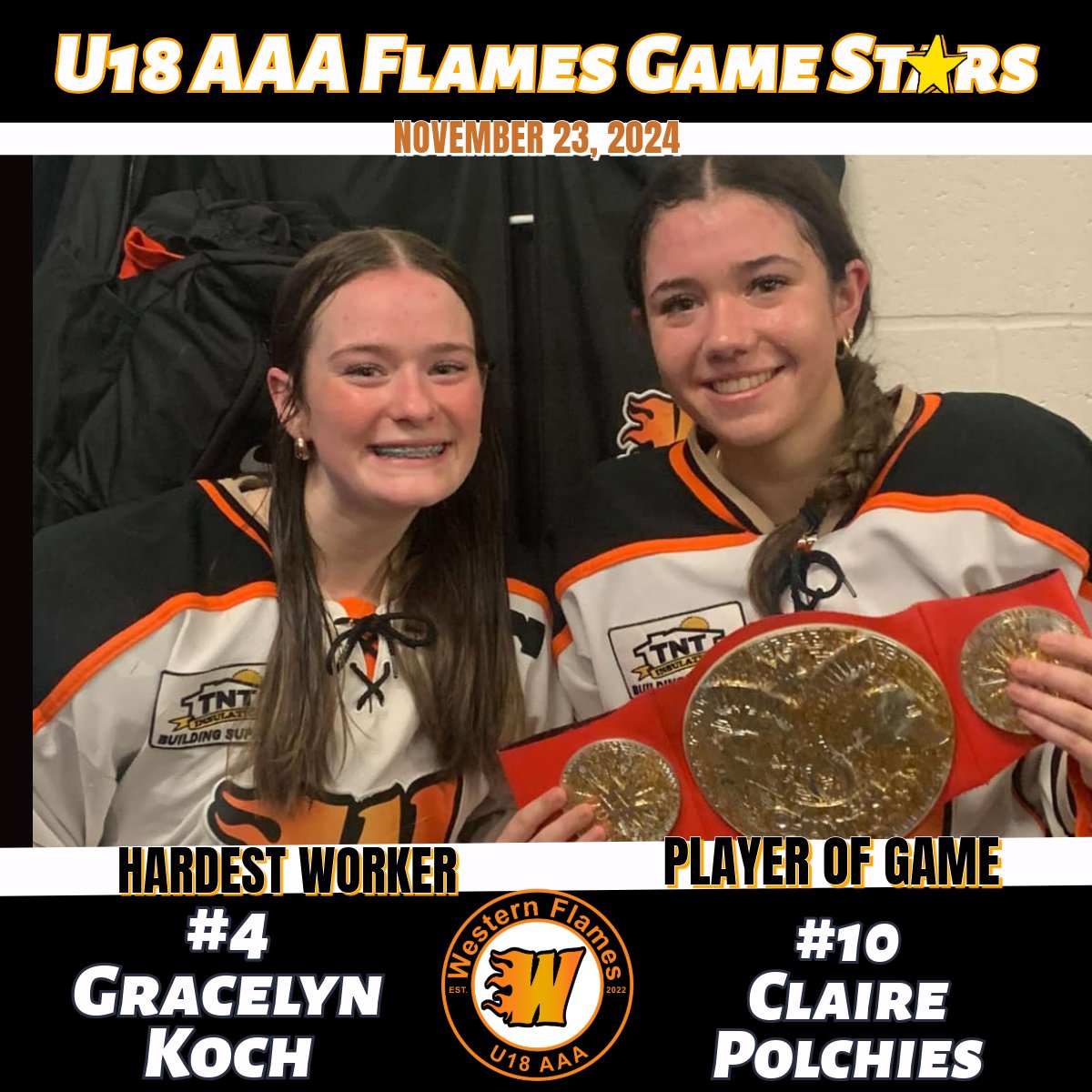 U18 AAA TNT Western Flames tweet media