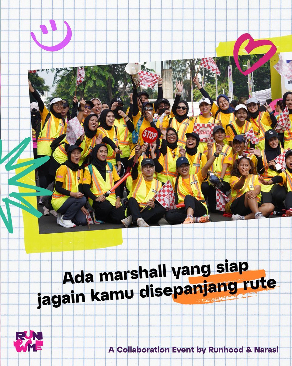 Prambors's tweet photo. Mau lari tapi takut ada yang gangguin?

Tenang aja di RunWMe kalian ga akan sendirian, ada running buddies dan ciwi-ciwi panitia yang bakal jagain dan bantu kalian semua, Ladies!!

#RunWMe
#Runhood
#Narasi 
#PramborsAds