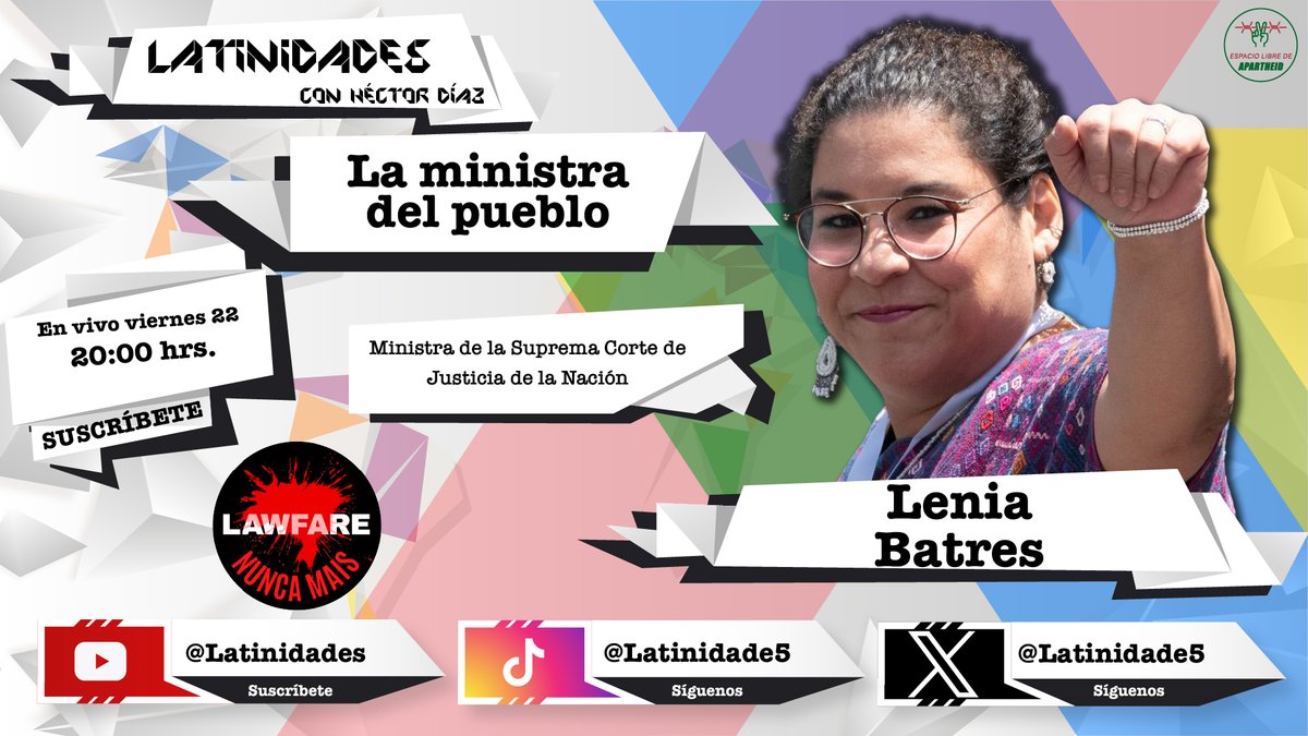 Una charla con <a href="/LeniaBatres/">Lenia Batres</a>  la ministra del pueblo con <a href="/HEMAJU/">HECTOR DIAZ</a> youtu.be/TkUSw5dCw38