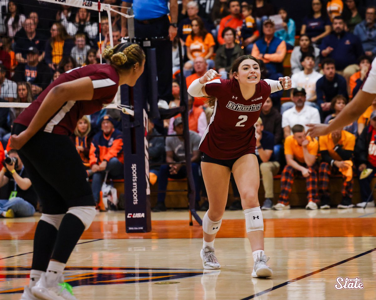 NMStateVBall's tweet photo. 𝗧𝗛𝗔𝗧 𝗪𝗜𝗡𝗡𝗜𝗡𝗚 𝗙𝗘𝗘𝗟𝗜𝗡𝗚 😤🗣️

#AggieUp | #NoLimitsOnUs https://t.co/lQWXt31NHW
