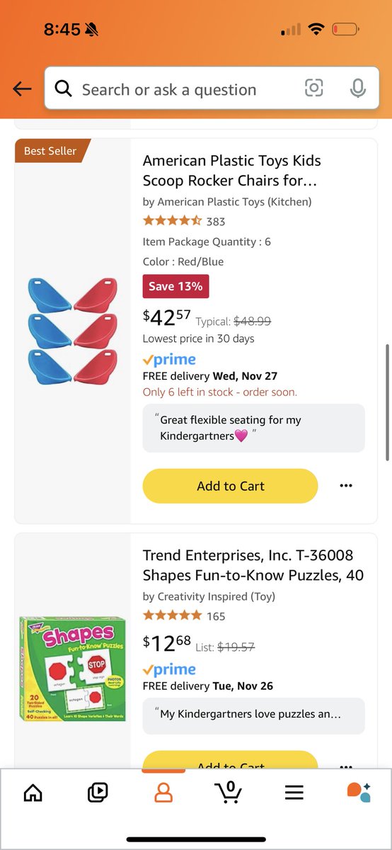 GracieP15776693's tweet image. I would love to clear these rocking chairs for my Kindergartners🥰❤️Will you kindly RT my list🩷
#clearthelists2024 
@Loverdesart @Mamacoopah @KingMecha1 @Mathemagician4U @yourelikemyyoyo @timwilliamsart 
amazon.com/hz/wishlist/ls…