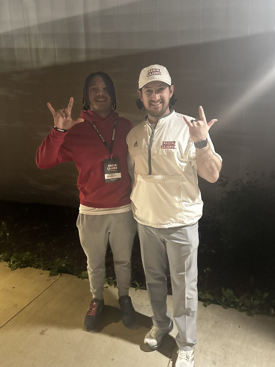 Wayne Shanks Jr. (@shanks2cold) on Twitter photo #AGTG After a great game day visit, I am extremely blessed to have earned an offer from The University of Louisiana!! Thank you <a href="/CoachMGiuliani/">Mike Giuliani</a> <a href="/wattup_alex/">Alex Self ☀️</a> <a href="/coachmbergeron/">Matt Bergeron</a> <a href="/michaeldes1/">Michael Desormeaux</a>
<a href="/CoachLarned/">Nathan Larned</a> <a href="/CoachPeters7/">Coach Peters</a> #AGTG After a great game day visit, I am extremely blessed to have earned an offer from The University of Louisiana!! Thank you <a href="/CoachMGiuliani/">Mike Giuliani</a> <a href="/wattup_alex/">Alex Self ☀️</a> <a href="/coachmbergeron/">Matt Bergeron</a> <a href="/michaeldes1/">Michael Desormeaux</a>
<a href="/CoachLarned/">Nathan Larned</a> <a href="/CoachPeters7/">Coach Peters</a>